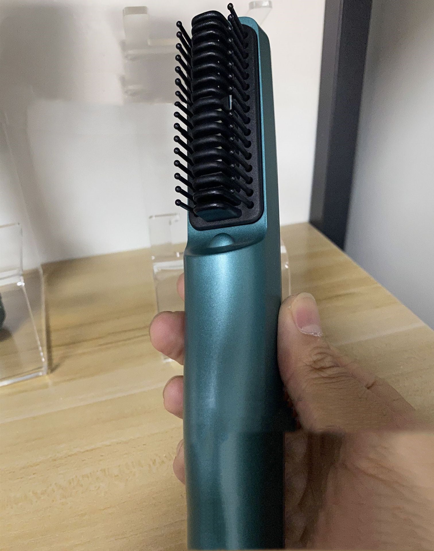 Carry Travel USB Charging Straightening Comb, Wireless Negative Ion Comb