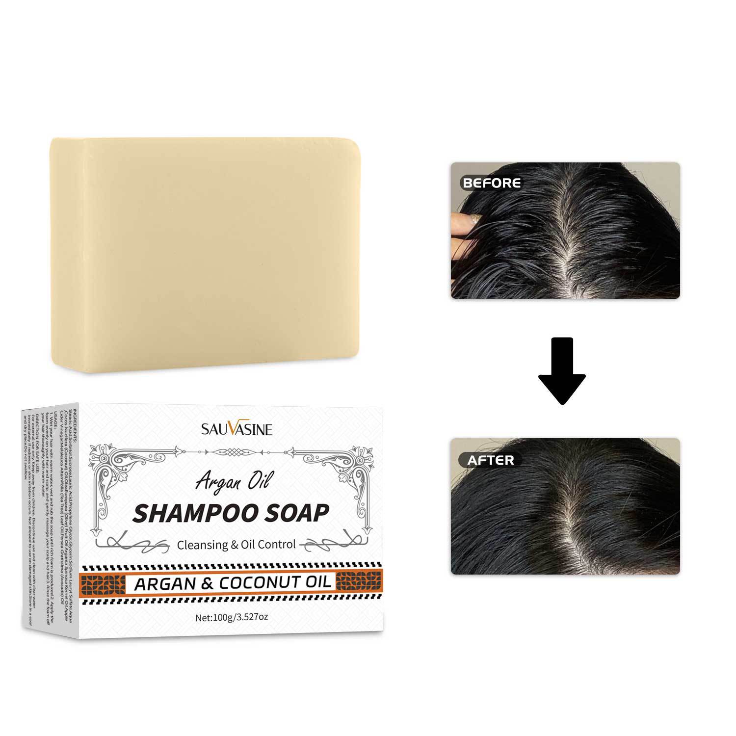 Sauvasine A Dry Oil Shampoo Soap