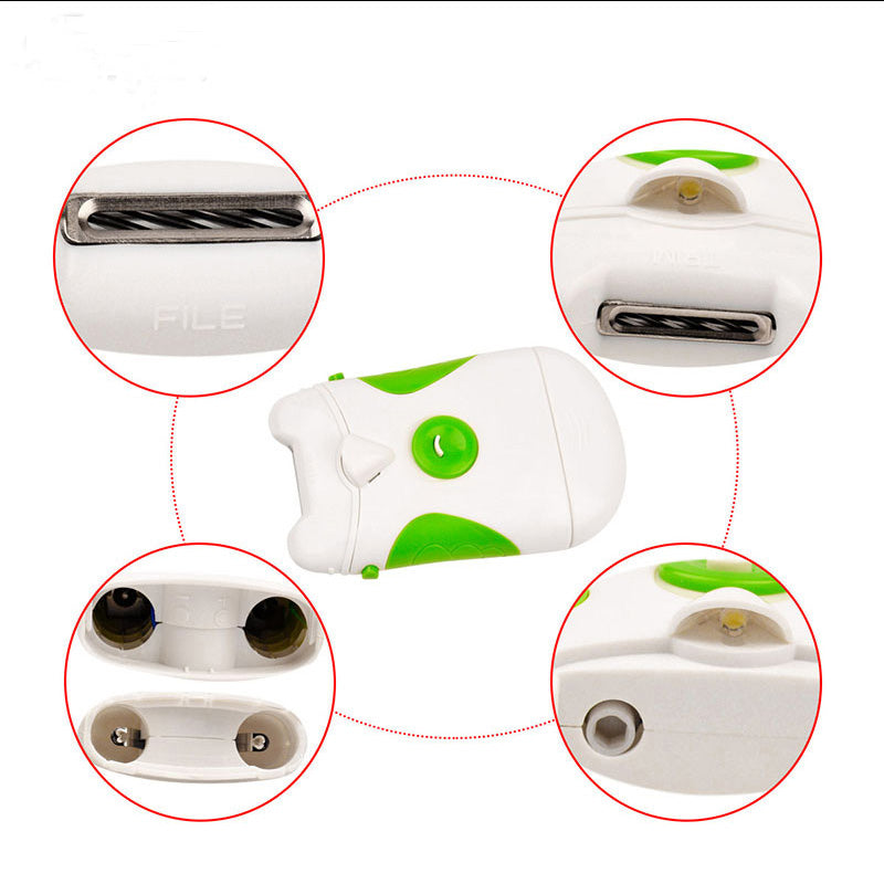Roto Electric Nail Trimmer and Nail File, Electronic Manicure Pedicure Tool, File and Trim Hand and Toe Nails Effortless