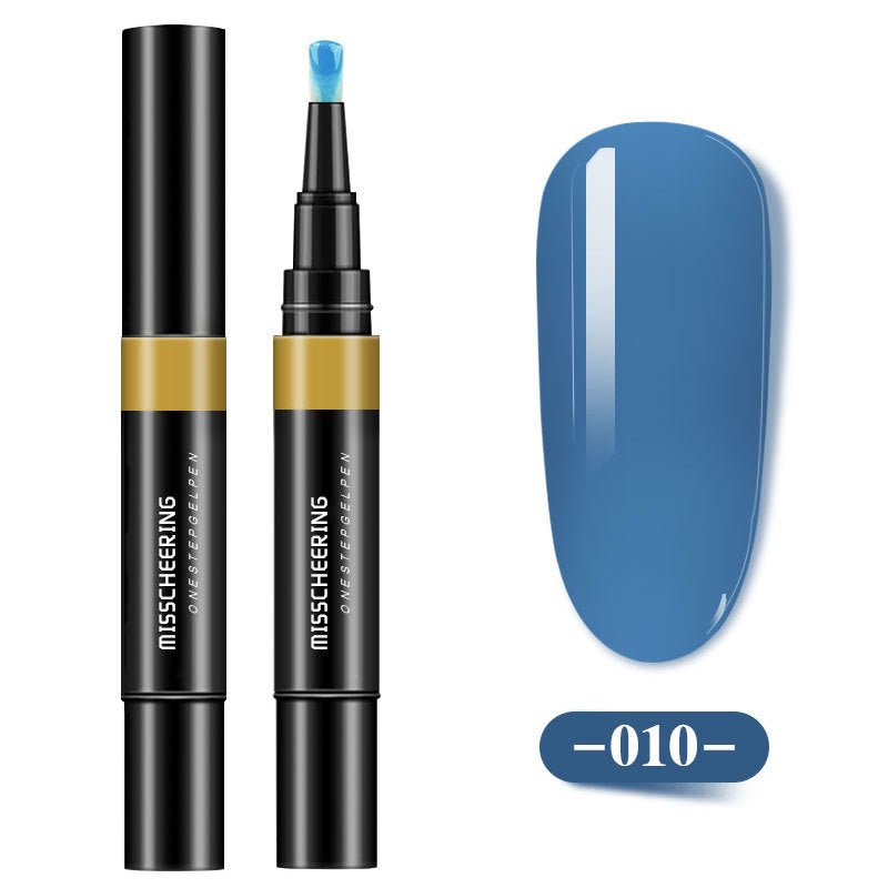Misscheering One-step Glue Three-in-one Nail Polish Glue Pen Lazy Long-lasting Phototherapy Glue Nail Manicure