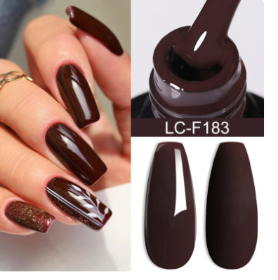 Lilycute 184 Colors Full Set Nail Glue Set Matte Nail Art Non-wash Sealing Layer Nail Polish Gel Base Gel