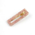 Japanese Retro Hollow Geometric Acrylic Bangs Clip