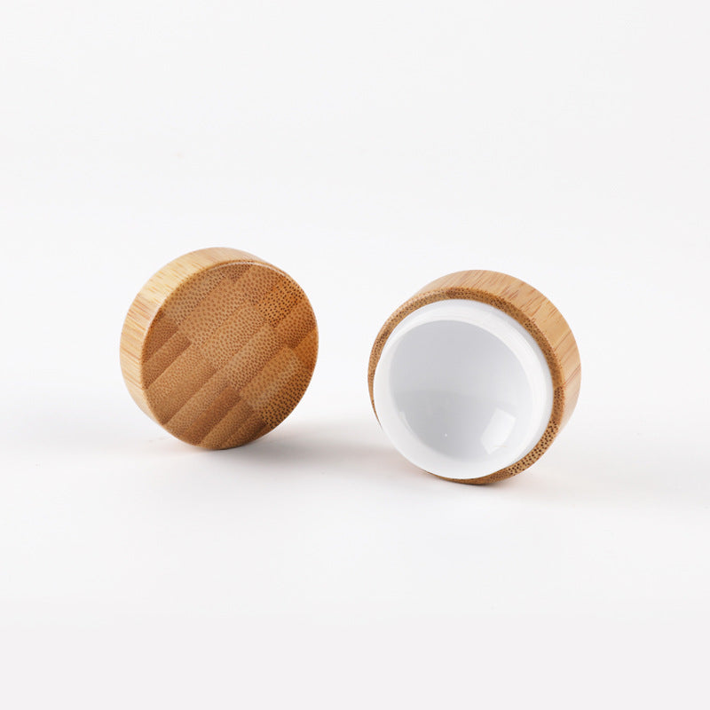 Premium bamboo cream bottle