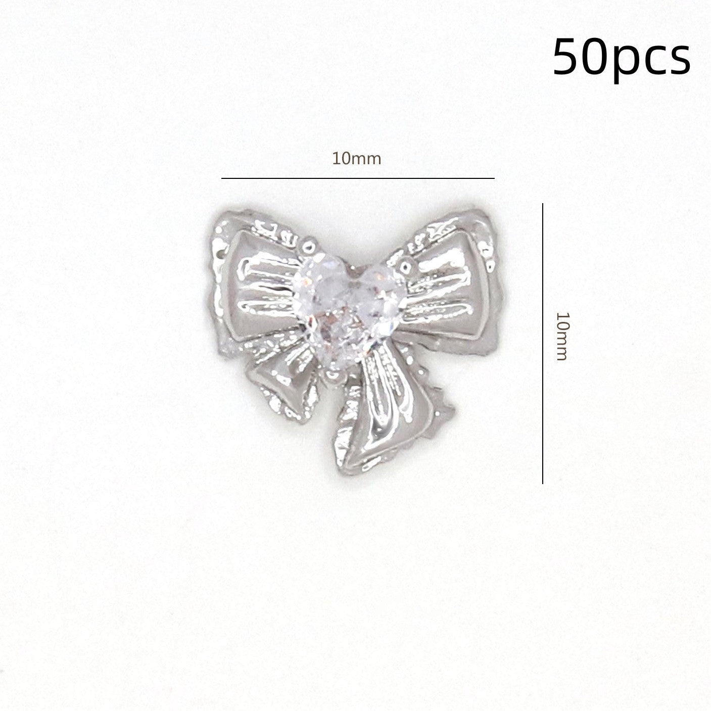 Climate Flowers Bow Zircon Nail Ornament Zircon