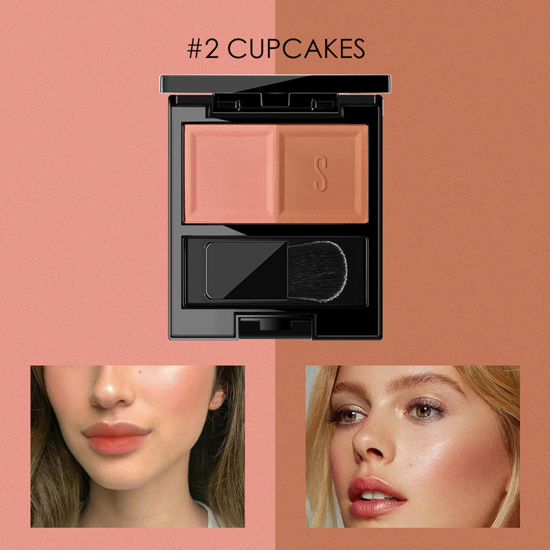 STAGENIUS Two-color blush matte finish