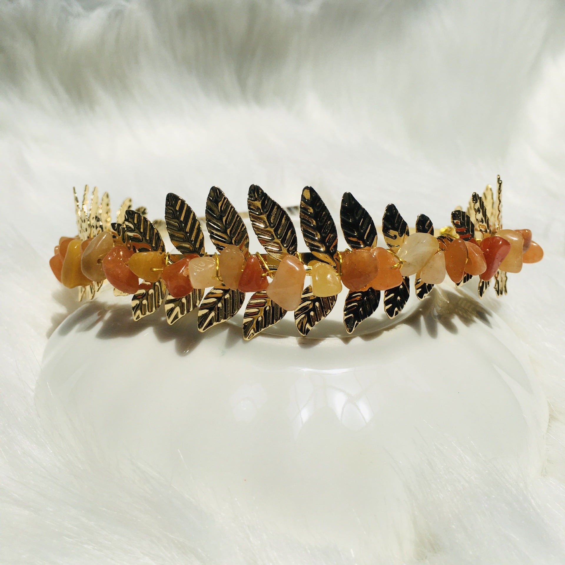Natural Crystal Hairpin Creative Handmade DIY