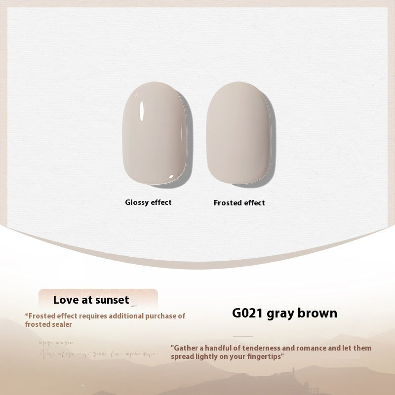 XEIJAYI Polish White Nude Transparent Color Nail Beauty UV
