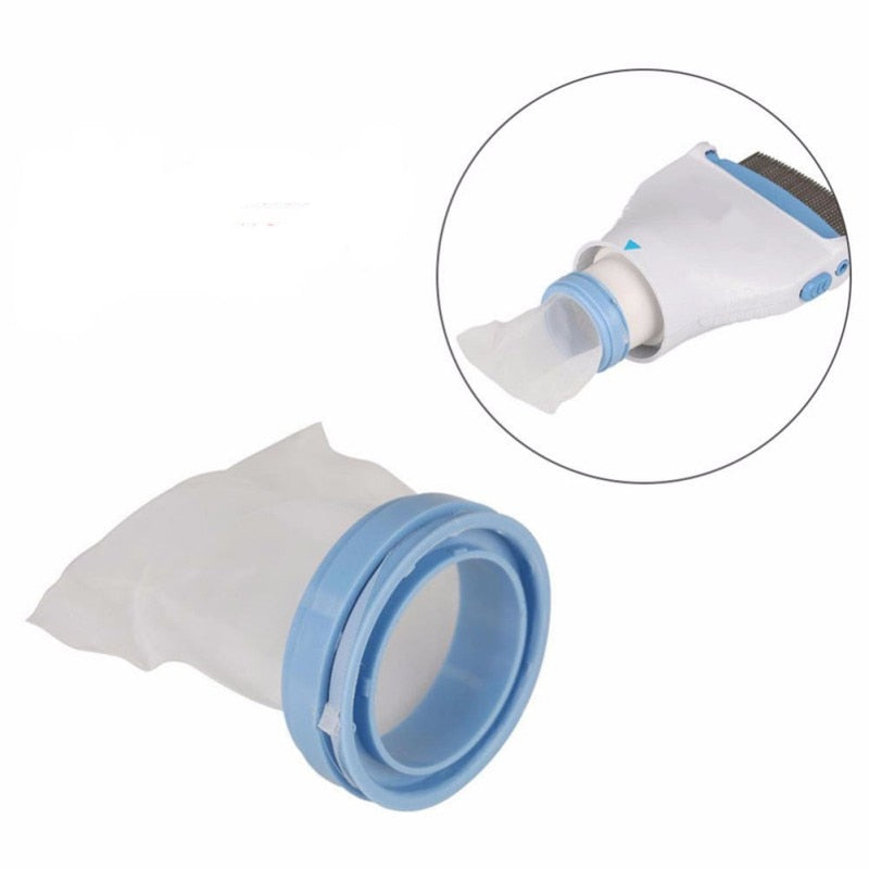 8PCS Capture Filter Snap on Lid anti Flea Traps Head Lice and eggs for V-Comb Set Pet Supplies