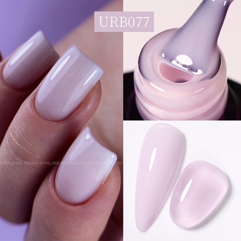 UR Sugar Reinforced Long-lasting No-file Base Coat With Shimmering Glitter Gel Polish