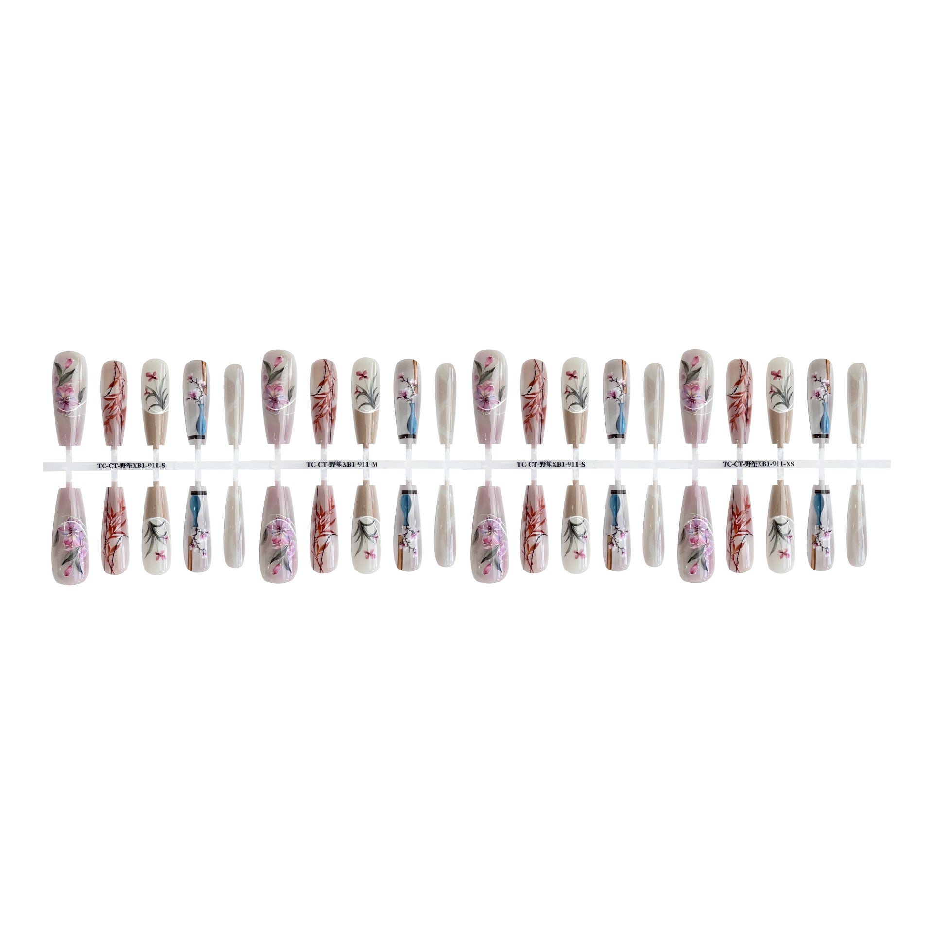 Press On Nails Ancient Chinese Style Sweet Cool Dark Wear Fake Nail Tip