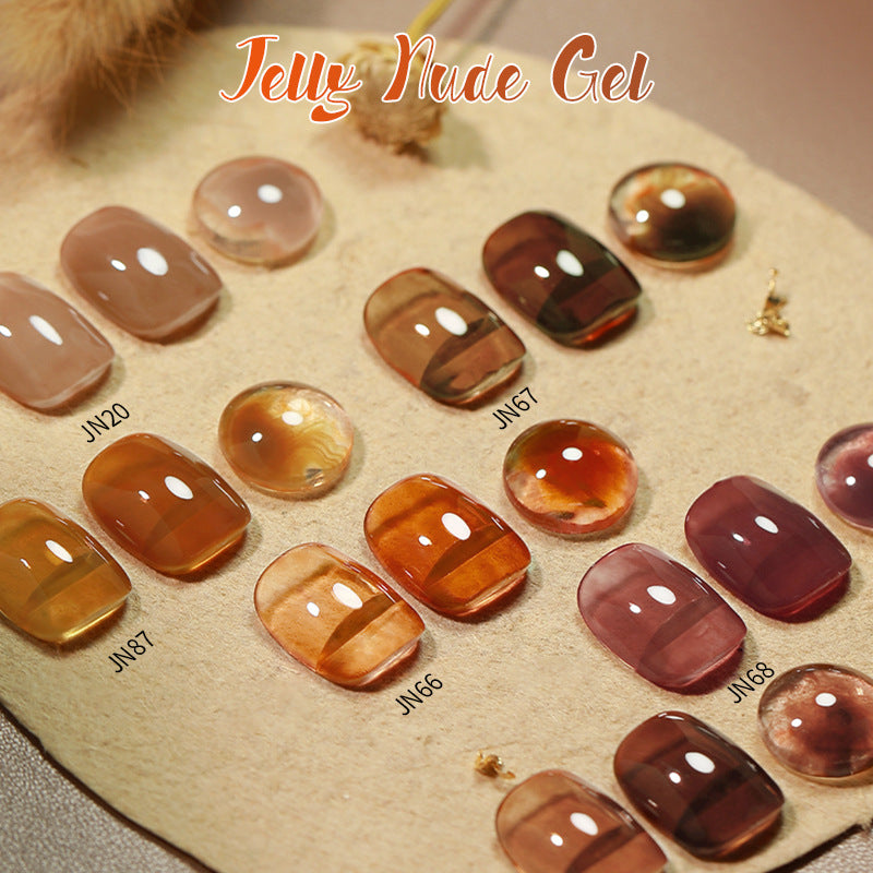 Born Pretty Nail Polish Transparent Color UV Polish Jelly Phototherapy Plastic