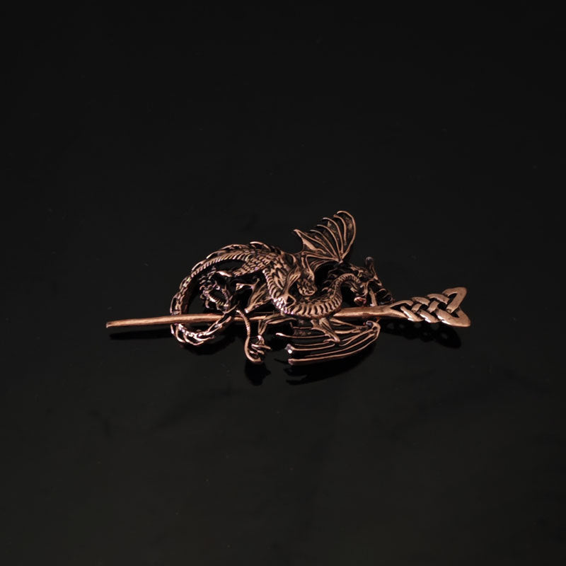 Retro Viking Dragon Hairpin Women's Headdress Nordic