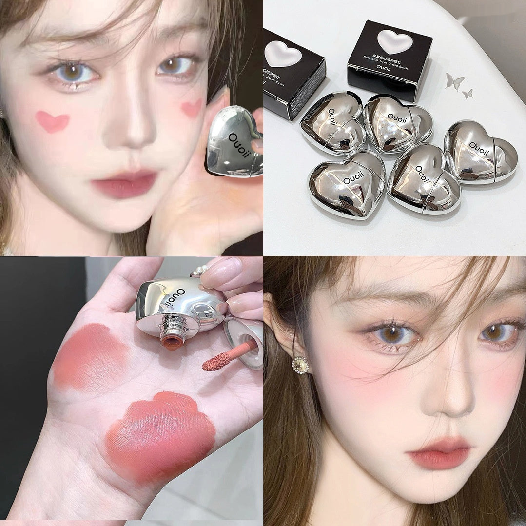 Ouoii Portable All-match Soft Mist Love Liquid Blush