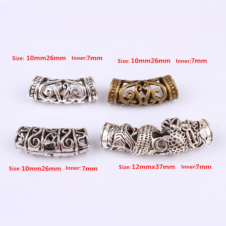 Vintage hollow alloy elbow