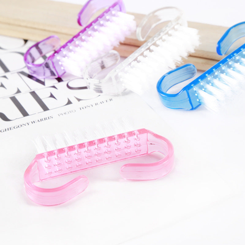 10 Pieces Nail Cleaning Clean Brush Hot sales Tool File Manicure Pedicure Soft Remove Dust Small Angle Clear Tools Sets