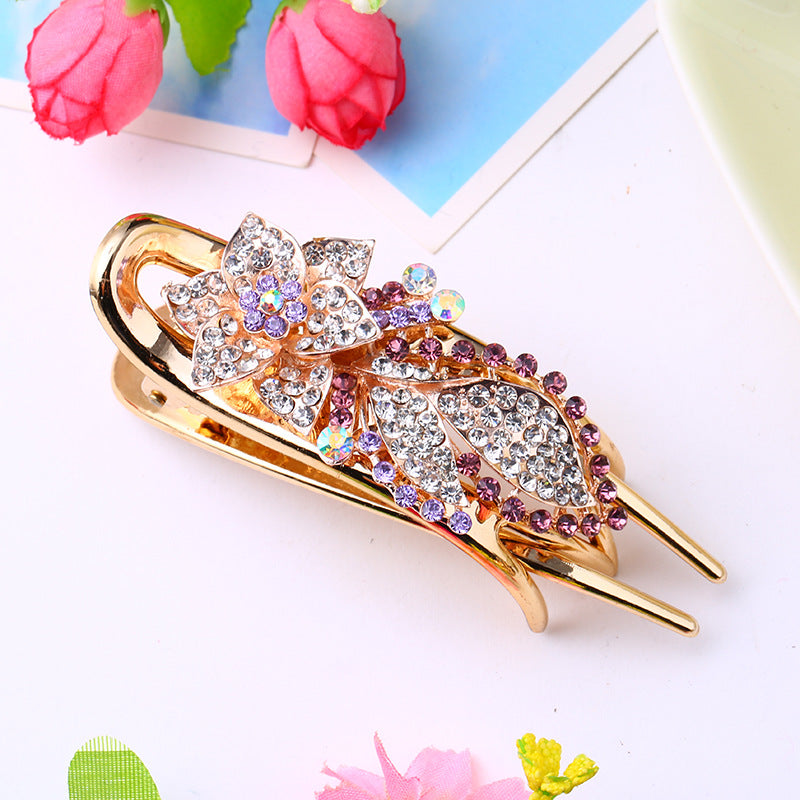 Alloy diamond headdress hairpin