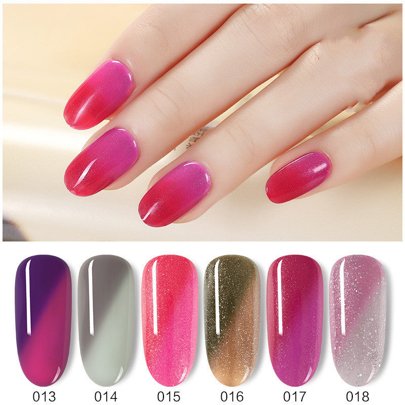 Sioux Autumn And Winter Popular Colors Are Durable And Waterproof Temperature Changing Nail Polish