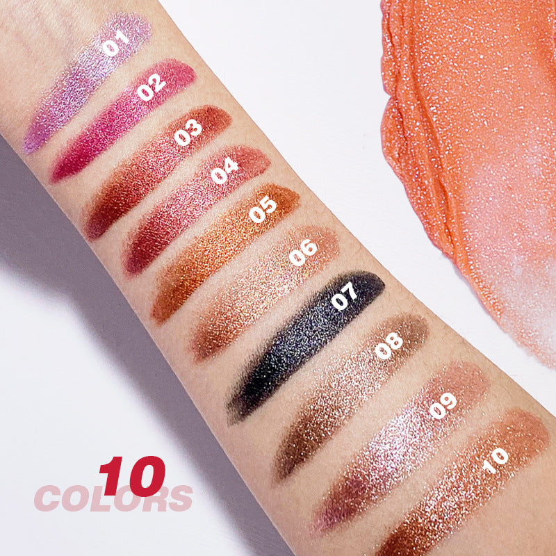 Metal Pearlescent Lipstick Lip Lacquer