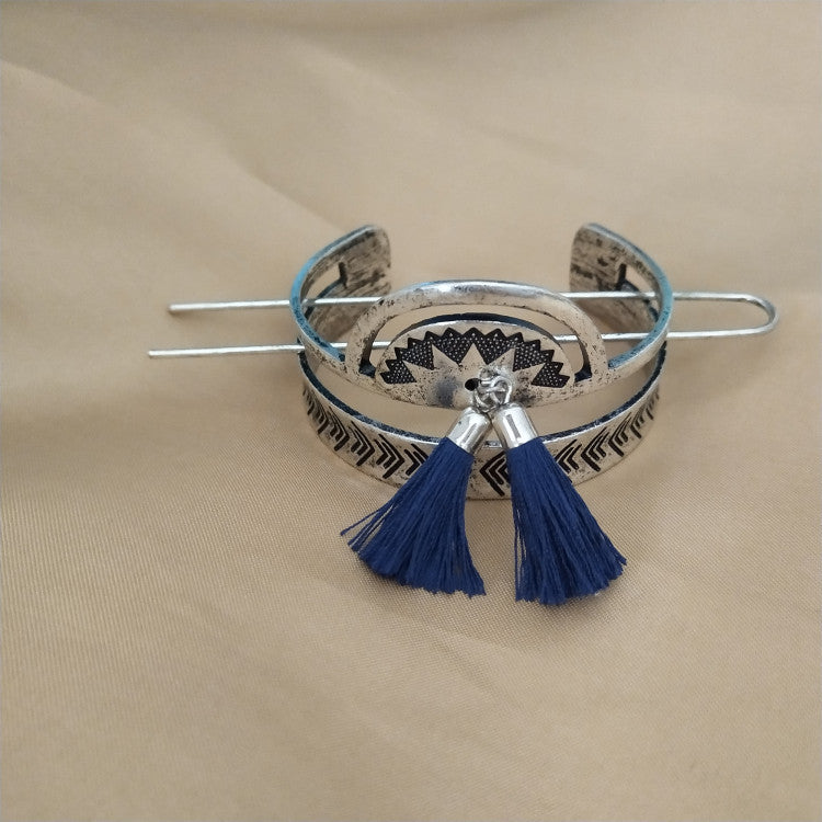 Wooden hairpin ball head fashion hairband