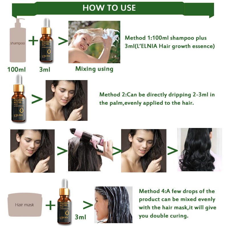 L'ELNIA Hair essential oils
