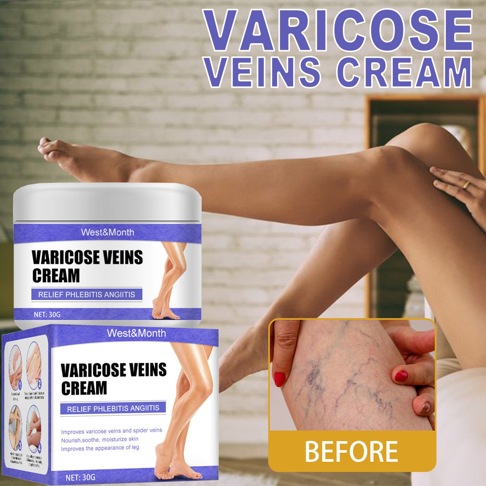 Vein Repair Cream Blue Vein Painful Legs