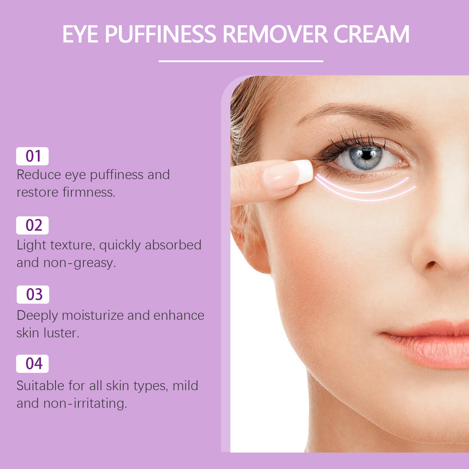 Massage Application Care Eye Cream Firming