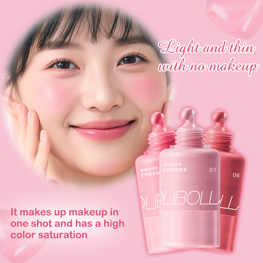 Olibolla Small Feeding Bottle Press Blush Water Light Liquid