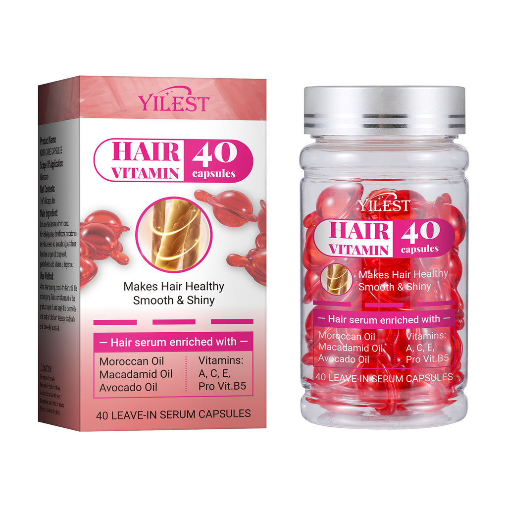 Yilest Hair Care Capsule Vitamin Hair Moisturizing