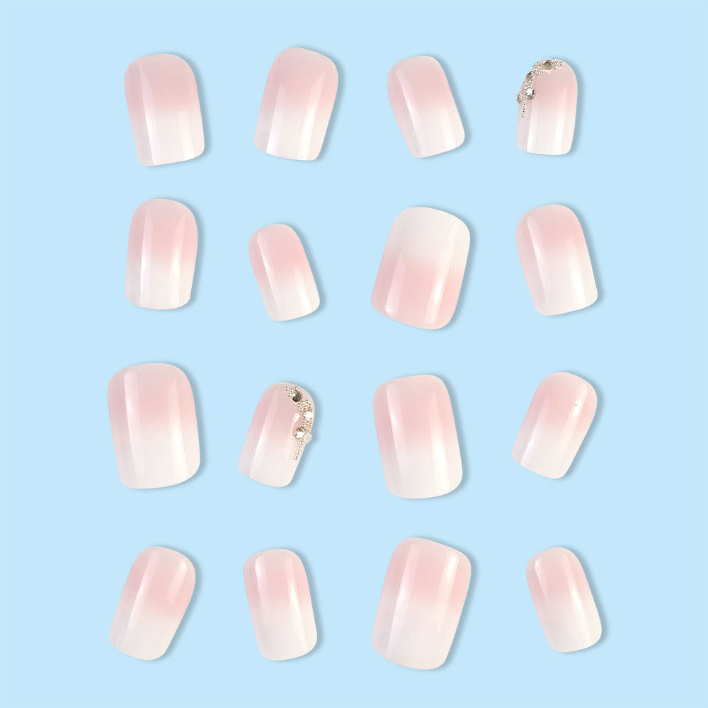 Women's Gradient Jelly Powder Nail Sticker
