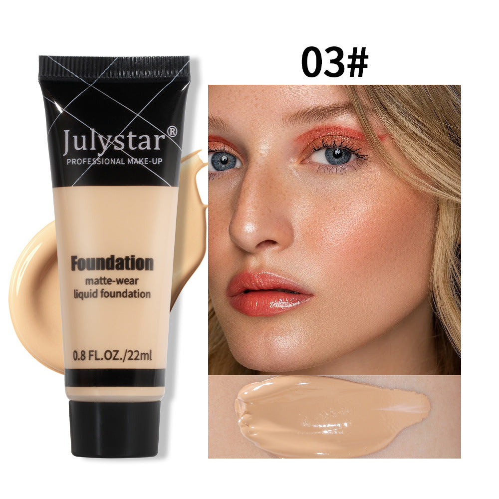 Beauty Facial Moisturizing Matte Liquid Foundation Oil Control And Waterproof