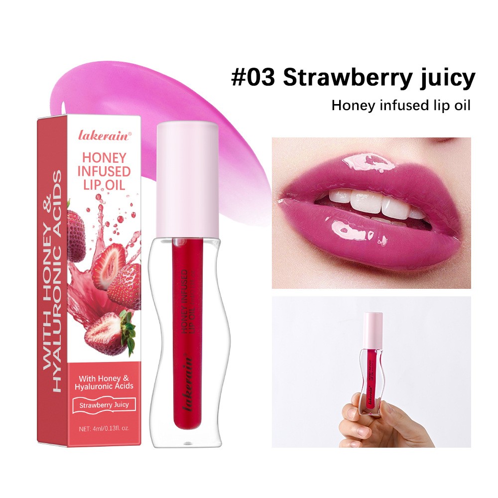 Brightening Thin And Glittering Moisturizing Fruit Flavor Lip Lacquer