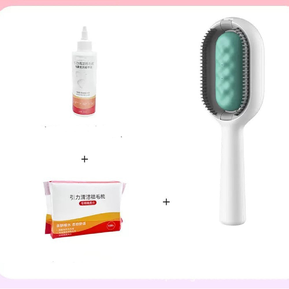 Gravity Hair Removal With Water Injection Cleaning Comb