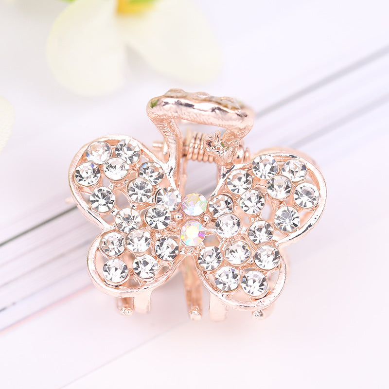 Fashion new alloy rhinestone hairpin colorful