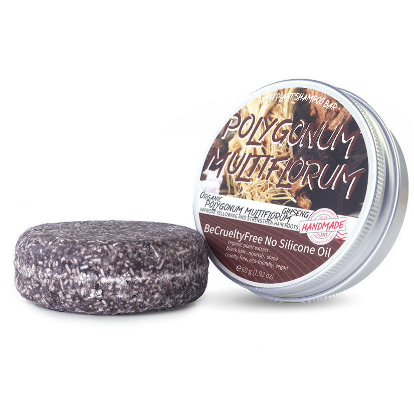 Fresh Plant Ginseng Shampoo Soap Hand Rosemary Shampoo Cake