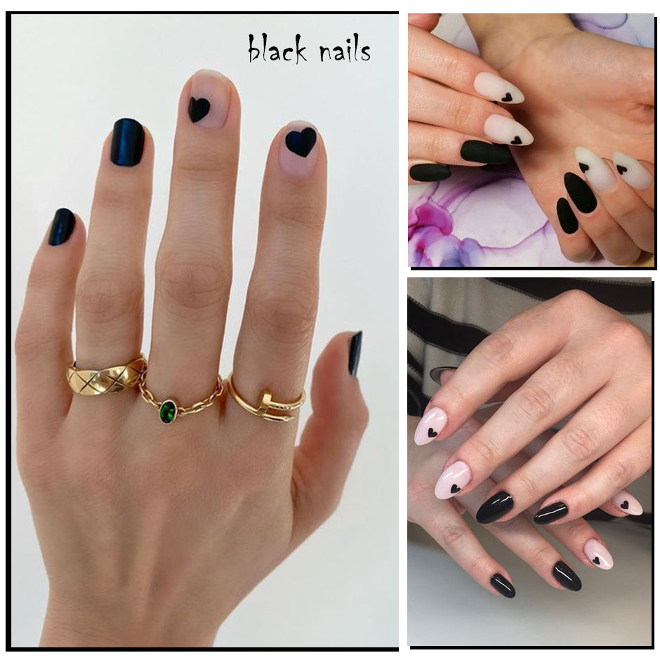 Cross-border Douyin Online Influencer Nail Stickers Cartoon Animation Couple Love Series Nail DIY Adhesive Decals Nail