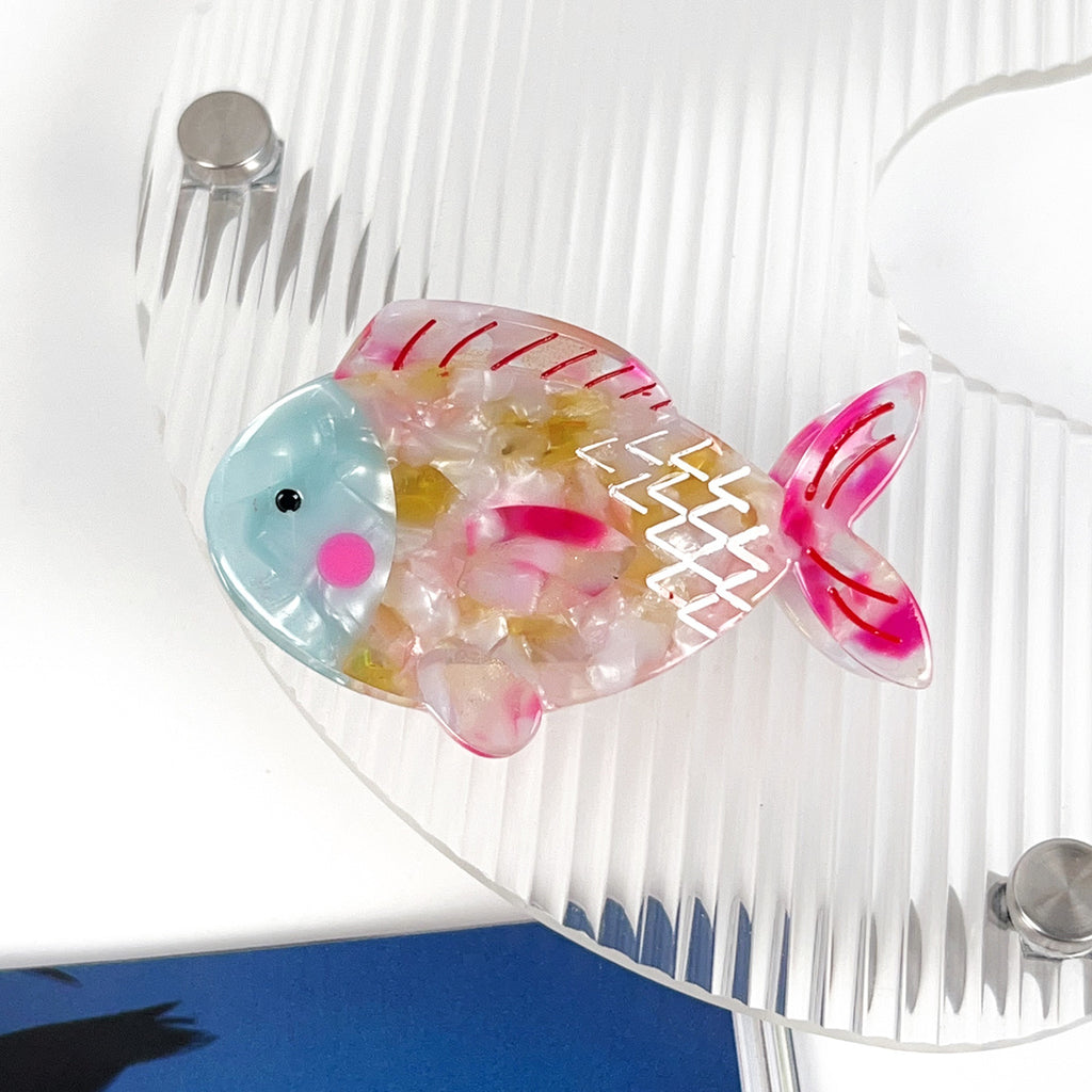 Goldfish-shaped Acetic Acid Hair Clip For The Back Of The Head