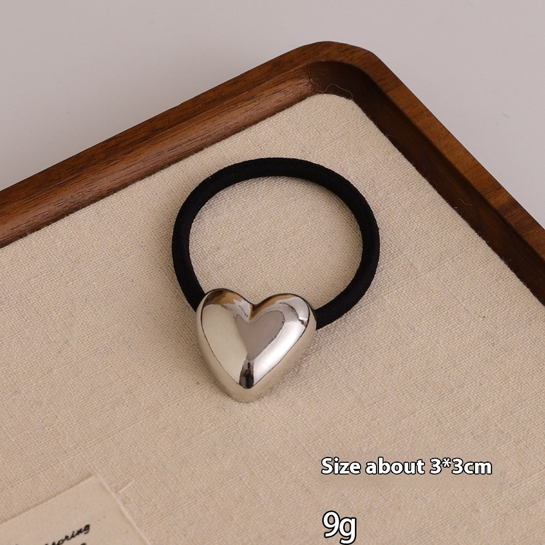 European And American Cold Style Geometric Metal Concave-convex Stretch Retro Head Rope