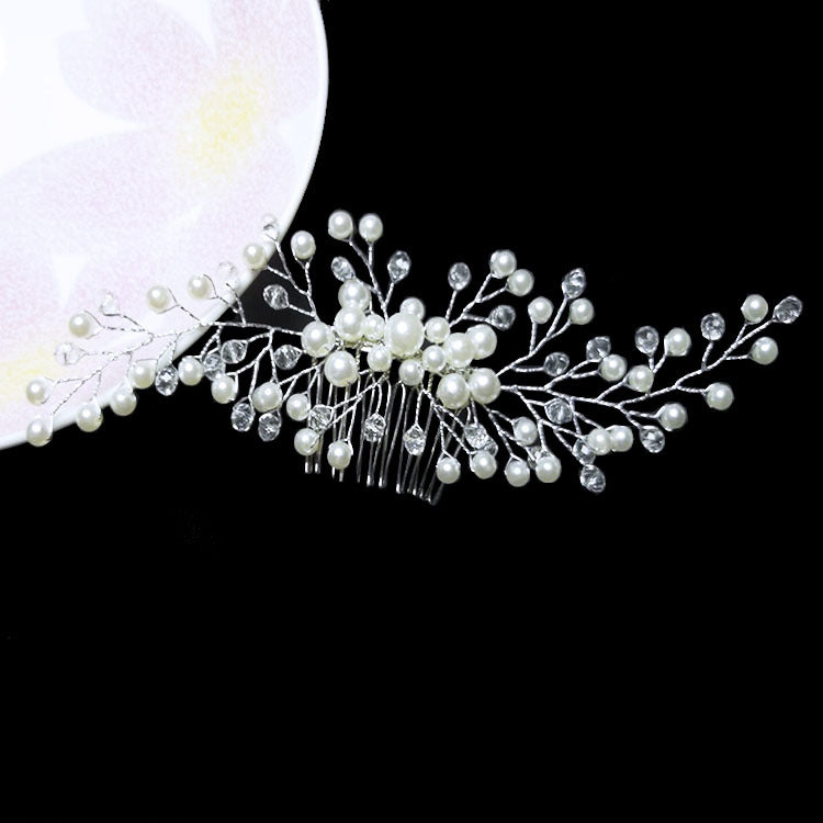 Hand beaded comb
