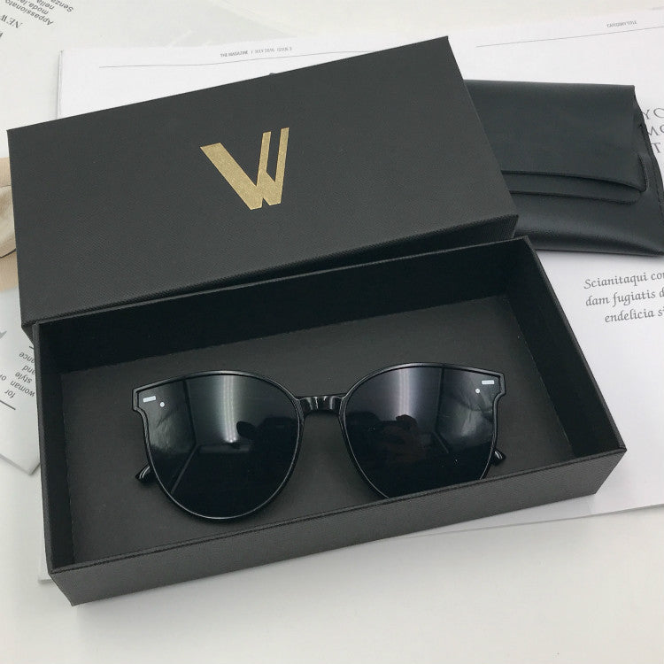 Rice nail type sunglasses female