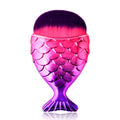 Fish Scale Makeup Brush Fishtail Bottom Brush Powder Blush Makeup Cosmetic Brushes