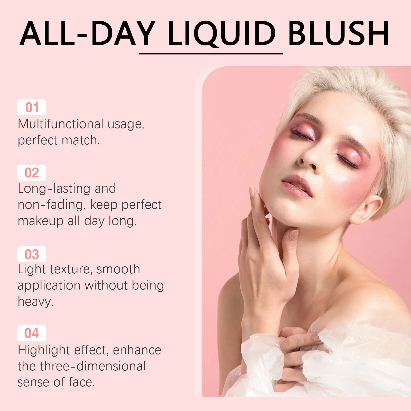 Zephoco Multifunctional Repair Highlight Blush Lip Gloss
