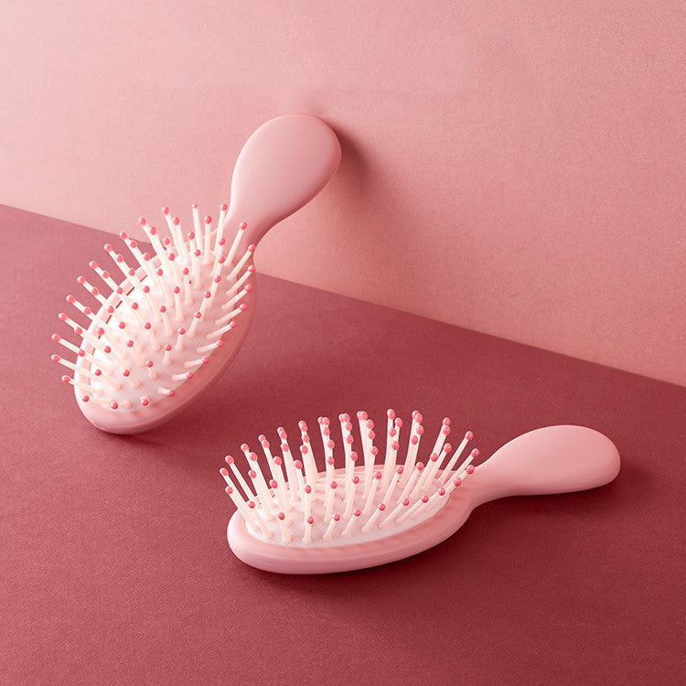 The Cute Mini Massage Cushion Comb Is Small And Portable