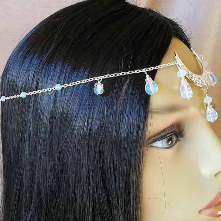 Moon accessory crystal pendant
