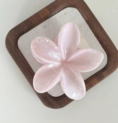 8cm Plumeria Rubra Grip Marble Blooming Pattern