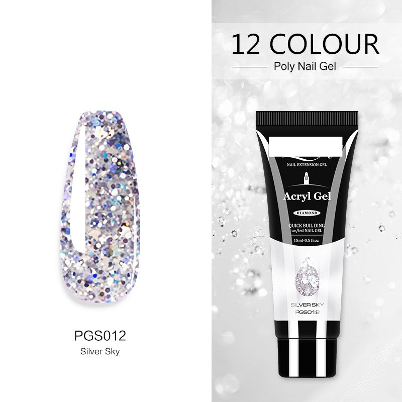 Acryl Gel Women's  Crystal Extender Nail Polish