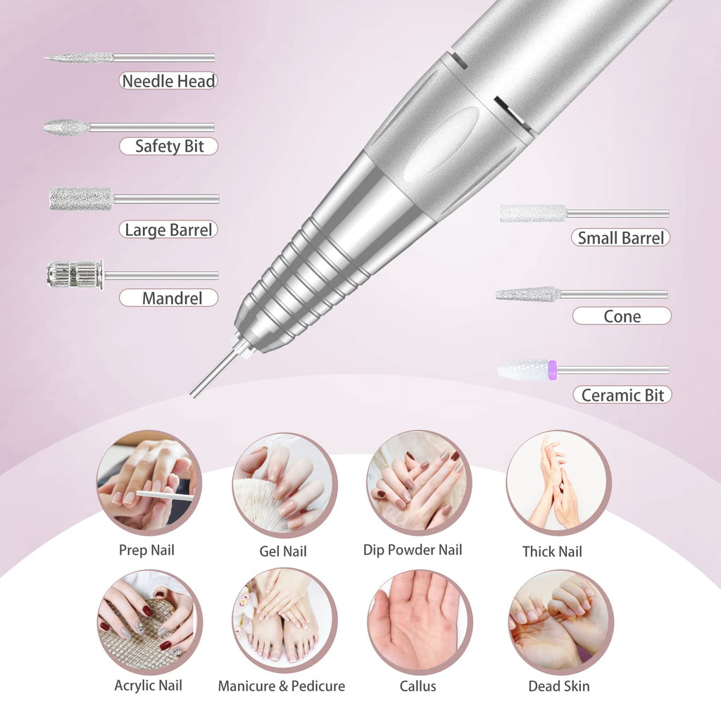 SG703 LED Nail Lamp Portable Rechargeable Nail Removal