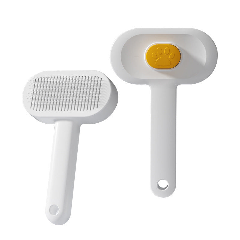 Pet Grooming Brush All-in-One Massage Comb With Needle Design For Removing Loose Fur And Fluff