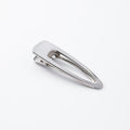 Personality retro style brushed metal hairpin bangs clip