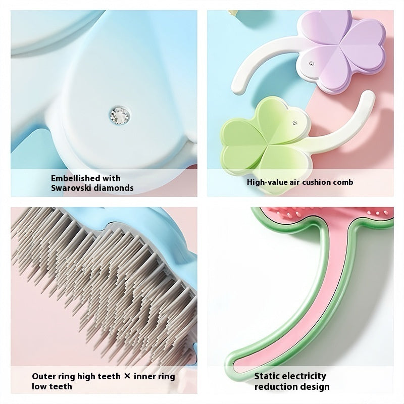 Hairdressing Comb Girls' Scalp Shape Does Not Knot