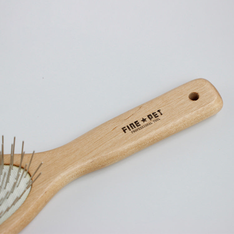 Long Haired Cat Dog Solid Wood Comb  Draw Hair Groomer